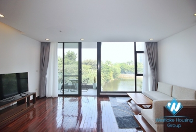 Spacious 2 bedroom and lake view for rent in Quang Khanh st, Tay Ho district.